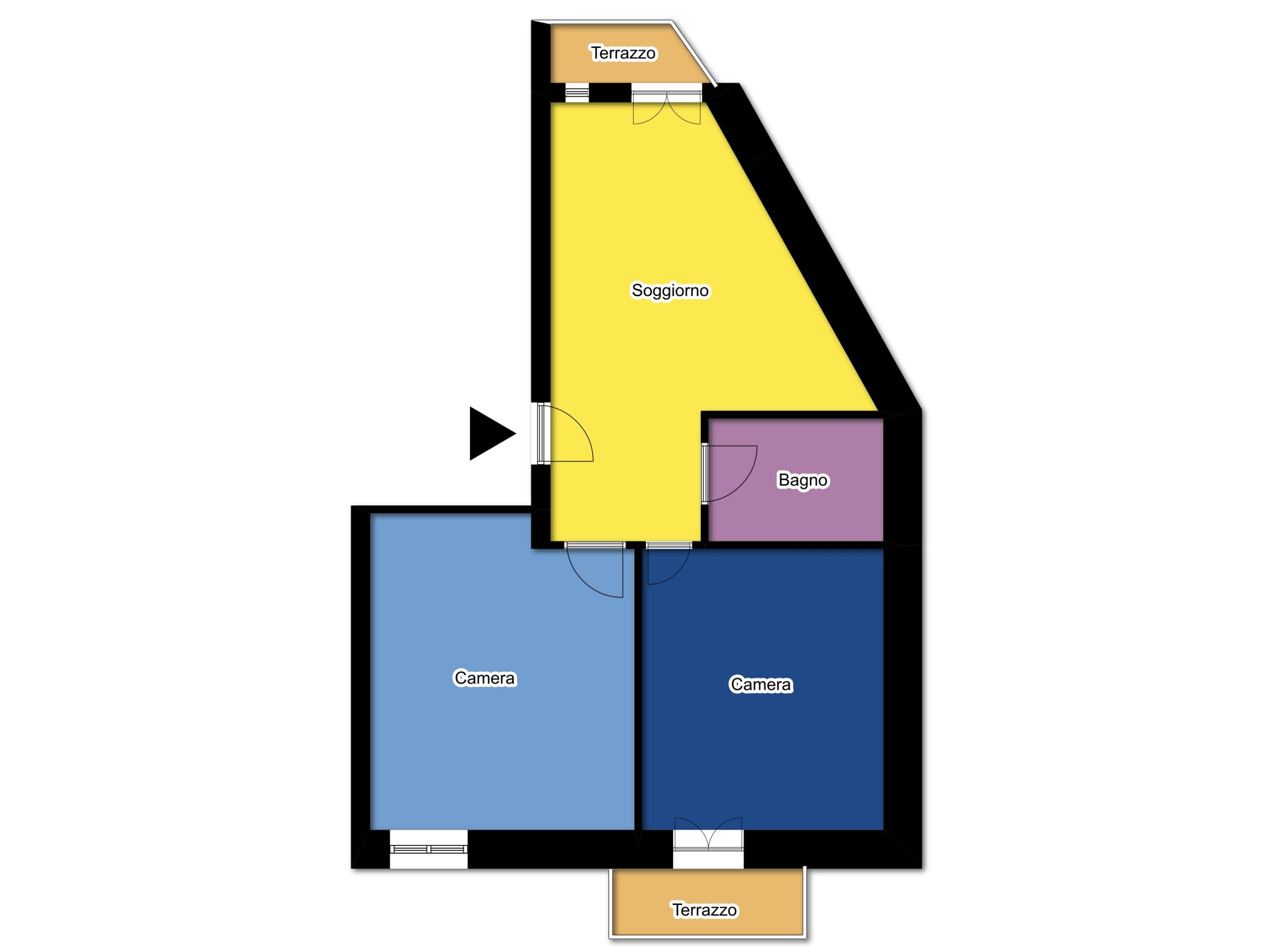 Planimetria appartamento tipo 4