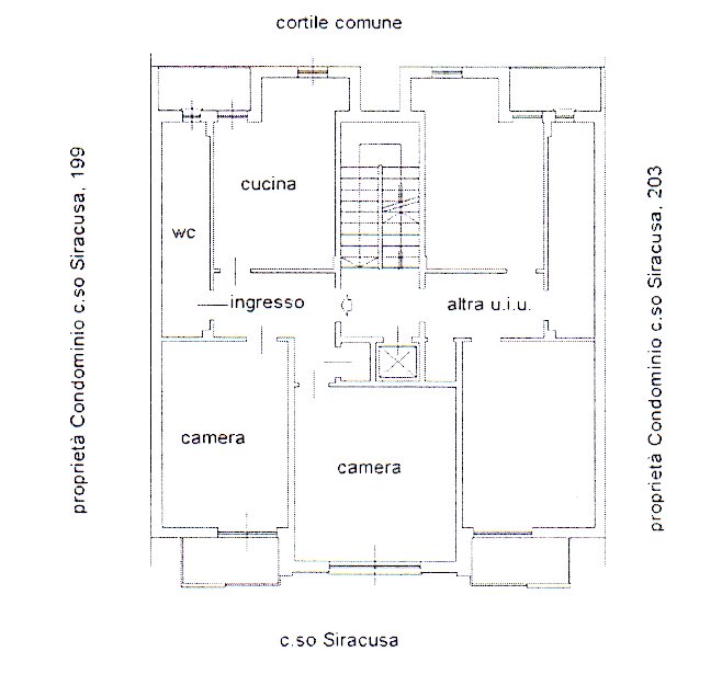 Planimetria appartamento tipo 2
