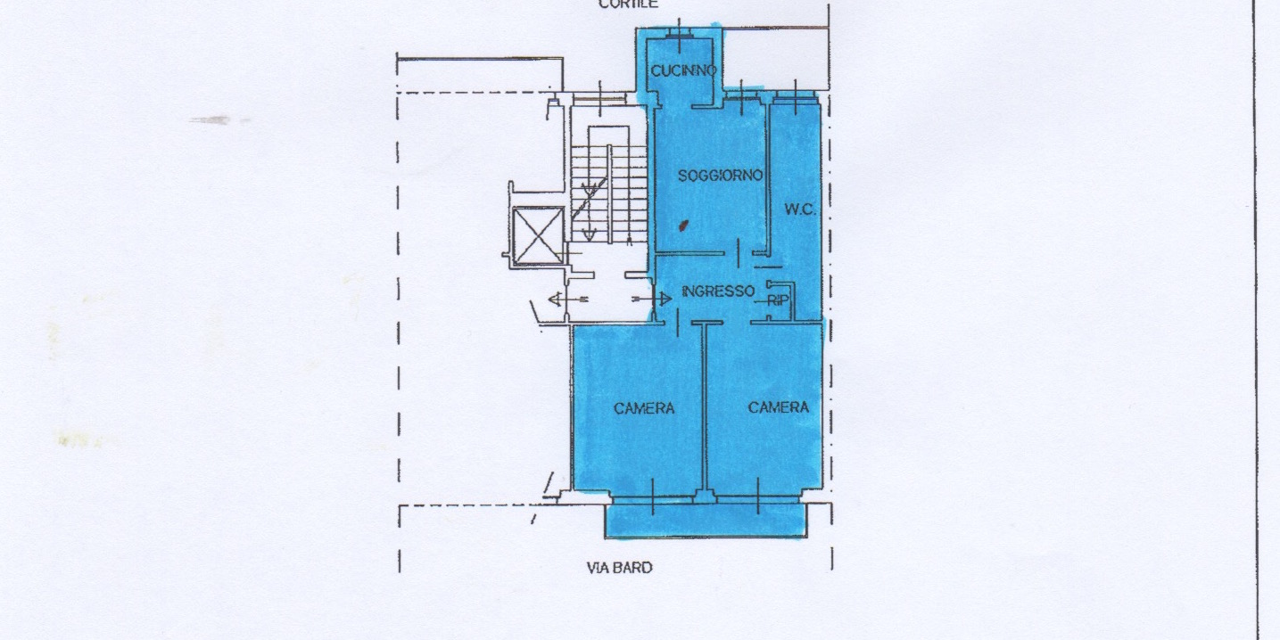 Planimetria appartamento tipo 1